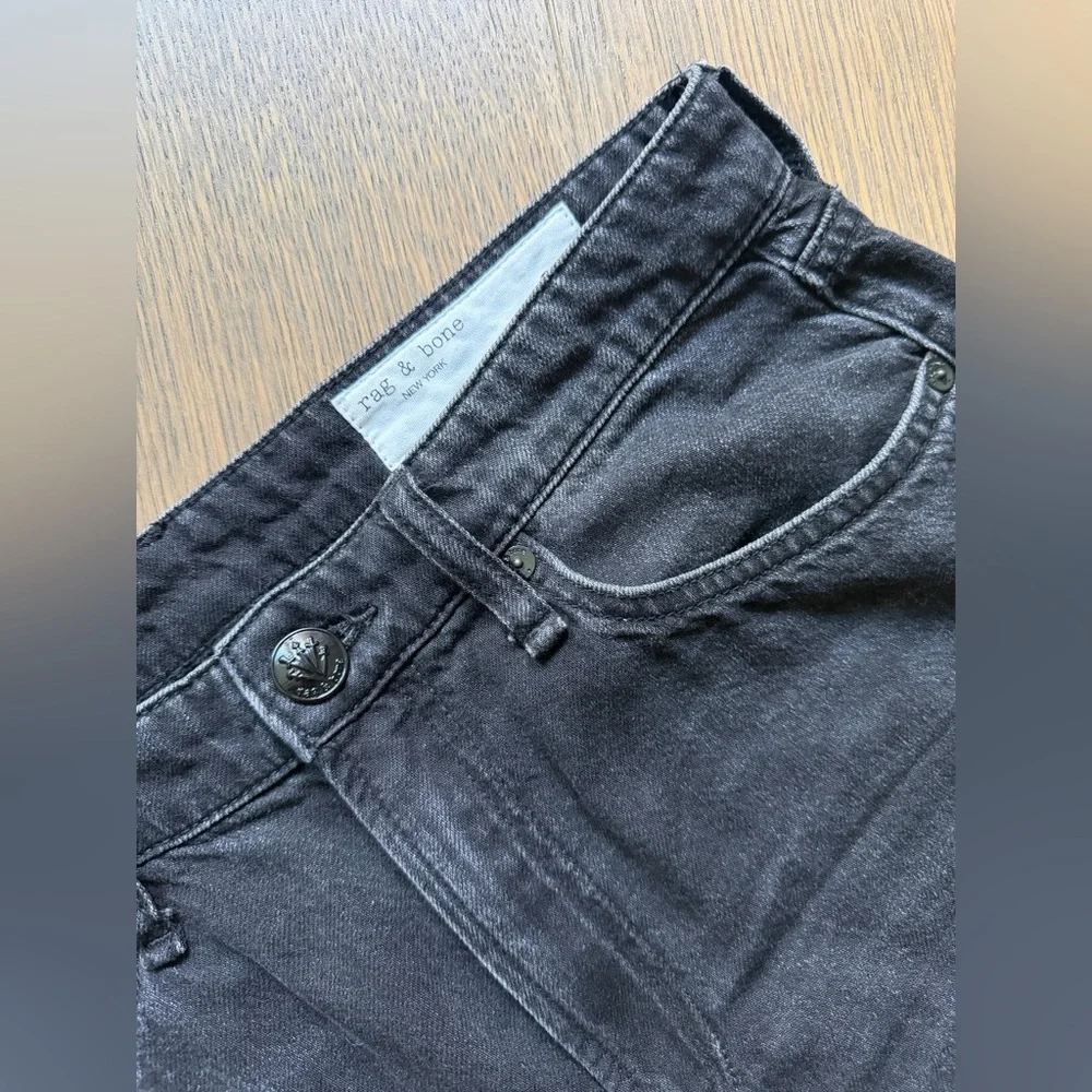 Rag & Bone Featherweight Logan Wide leg mid Jeans - Picture 8 of 12